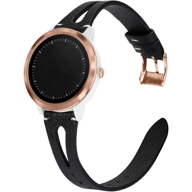 KOMI Leather Watch Band for Samsung Galaxy Active 2 / Galaxy Watch 4 / Galaxy Watch 5, Customized 20mm Quick Release Wristband Strap for Samsung Galaxy Watch 6