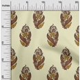 thumbnail image 1 of oneOone Tissu Polyester Lycra Imprimé Feuilles & Floral pour Couture BTY 56 Pouces de Large, 1 of 5