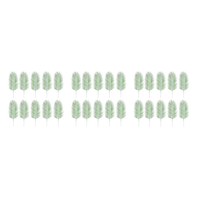 Ruiboury 10pcs Artificial Palm Leaves For Home Decor Low Maintenance High Impact A01324 3Set