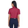 thumbnail image 2 of Harriton Ladies' Easy Blend? Short-Sleeve Twill Shirt with&nbsp;Stain-Release, 2 of 3