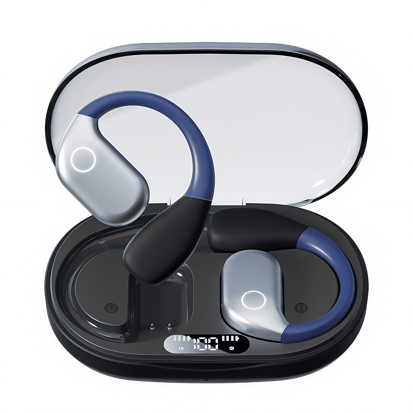 AI Real-Time Translation Earbuds 144 Language Translator Wireless Bluetooth Open-Ear Headphones Compatible With Smartphone Devices