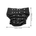 thumbnail image 2 of WASHWEPE Ensemble de 2 Couches pour Hommes Adultes Culottes d'Incontinence Doublure en Molleton Usage Quotidien, 2 of 8