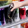 thumbnail image 4 of Drink Dispenser for Fridge, 6 Rows Adjustable Easy Loading Self Pushing Soda Can Dispenser, Dampening Pusher Glide Soda Can Dispenser Beer Pop Can Water Bottle Drink Dispenser, 4 of 8
