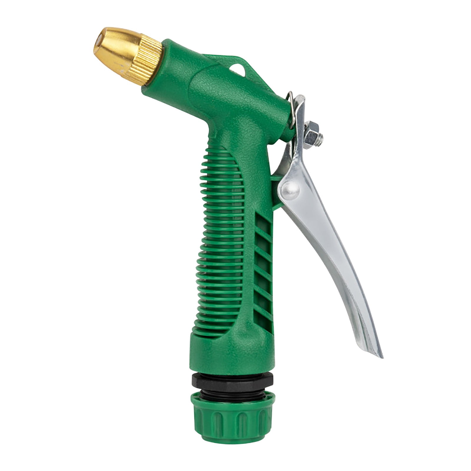 Garden Hose Nozzle with Adjustable Spray Patterns and Ergonomic Grip for Car Washing Pet Bathing and Garden Irrigation 15 m Range 8 mm Outlet