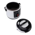 thumbnail image 1 of Cuiseur à Riz pour Voiture, Fonction d'Isolation Mini Cuiseur à Riz Multifonction Sécuritaire 2 L Antiadhésif Réservation 24 H avec Panier Vapeur pour Voyage pour Soupe, 1 of 7