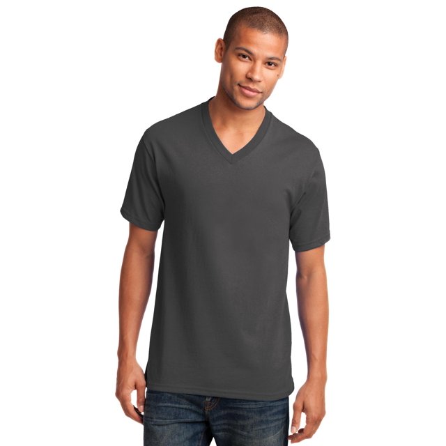 T-Shirt Col en V 100 % Coton 54oz