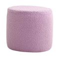 thumbnail image 1 of MesaSe Petit Pouf à Langer en Velours Éponge Rose, 1 of 8