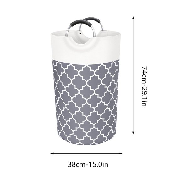Rbaofujie Stackable Storage Bins 82l Laundry Basket, Large Laundry Hamper with Long Reinforced Handles, Freestanding Clothes Hamper, Storage Basket for Bedroom, Bathroom Closet Storage Organizer