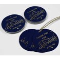thumbnail image 4 of Inkdotpot Pack Of 50 Real Gold Foil Paper Tags Thank You For Celebrating With Me Birthday Favor Hang Tags, 4 of 6