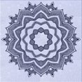 thumbnail image 1 of Ahgly Tapis d'Intérieur Lavable en Machine Carré Lavande Bleu, 4 Pieds Carré, 1 of 7