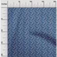 thumbnail image 1 of oneOone Organic Cotton Voile Fabric Chevron Block Print Fabric By Yard 42 Inch Wide, 1 of 4