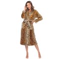 thumbnail image 2 of White Mark Women's Super Soft Lounge Robe, 2 of 6