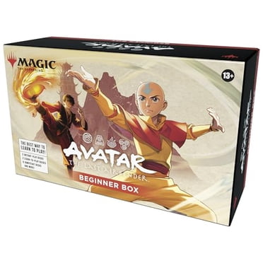 Magic: The Gathering / Avatar : The Last Airbender Boîte Débutant / Jeu de Cartes pour 2 Joueurs / Comprend 2 Jeux Tutoriels, 8 Demi-Jeux Thématiques, 2 Planches à Jouer, 2 Spindowns, et Plus