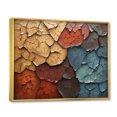 thumbnail image 2 of Designart Tree Redwood framed wall art decor, Tree Redwood framed wall Art, Blue Beige Abstract Redwood Tree composition , Extra large Traditional Gold framed wall art, 32x16 inches Gold Frame, 2 of 5