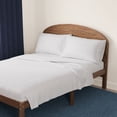 thumbnail image 2 of Mainstay Kids Microfiber Bed Sheet Set, Full, Grey Grid, 4 Pieces, 2 of 8