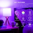 thumbnail image 2 of Merkury Smart LED Bulb - 9W (60W Eqv) RGBW Dimmable A19 Light, E26 Base (2-pack), 2 of 10