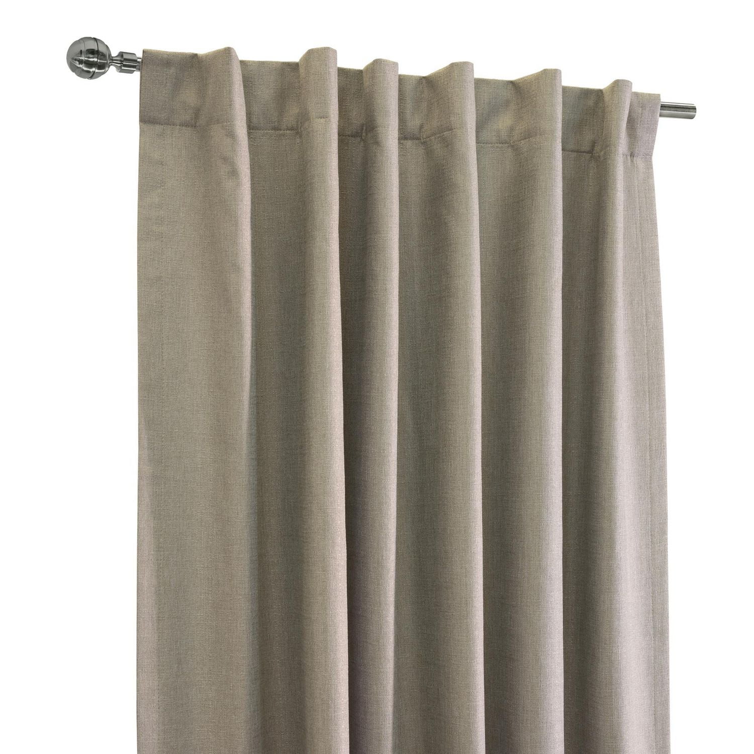Loft Living Barry, panneau de rideau texturé à double tête, 100% occultant 52" x 95", blanc