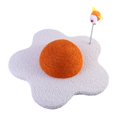 thumbnail image 1 of Bunblic Grattoir pour Chat Jouet pour Animal d'Intérieur Antidérapant en Forme de Fleur Confortable Résistant à l'Usure Planche à Gratter pour Chat Jouet Interactif pour Chaton 28 cm, 1 of 8