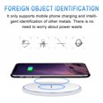 thumbnail image 3 of Sentmoon Phone Accessories Universal-thin Mobile Phone Round Desktop Wireless Fast Charger Wireless Charger Charging Dock Station Cell Phone Accessories Deals of the Day Clearance Prime, 3 of 8