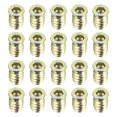thumbnail image 1 of Unique Bargains Meubles en Bois M6x17mm Fileté Écrous Interface Hex Socket Drive 20pcs, 1 of 1