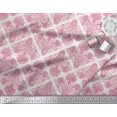 thumbnail image 2 of Soimoi Velvet Fabric Swirls & Paisley Print Sewing Fabric Yard 58 Inch Wide, 2 of 3