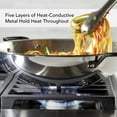 thumbnail image 3 of KitchenAid 5-Ply Clad Stainless Steel Wok, 15-Inch, Polished Stainless Steel, 3 of 6