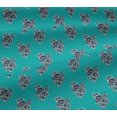 thumbnail image 5 of oneOone Viscose Jersey Fabric Flower Artistic Print Fabric BTY 60 Inch Wide, 5 of 5