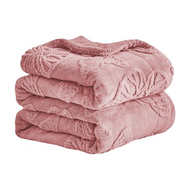 Cozy Blanket Qwtwty Dimensional Jacquards Blanket Double Sided Velvet Butterflies Car Blanket Office Nap Cover Blanket on Clearance