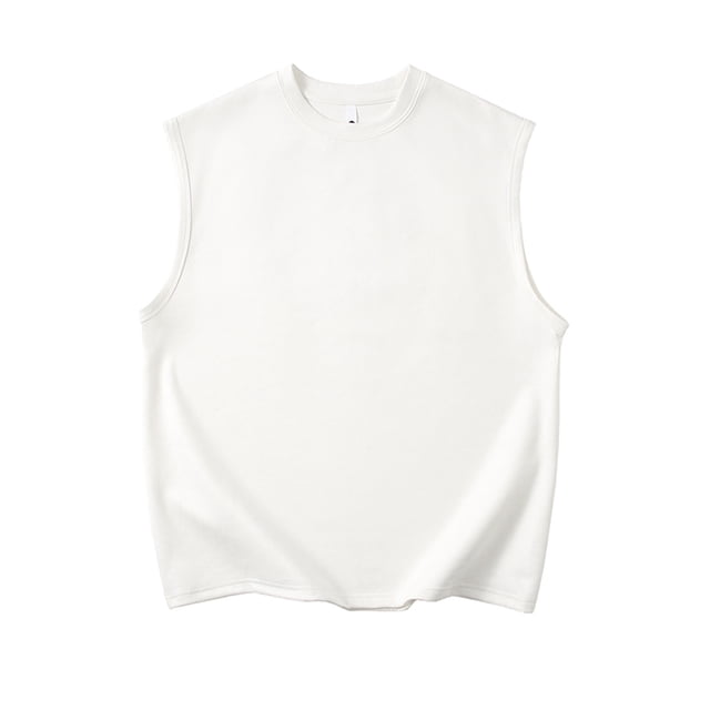 Dvkptbk Gilet Sans Manches Ample en Suède pour Homme à Col Rond, Chandail Sans Manches à Col Rond, Hauts en Liquidation