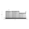 thumbnail image 4 of NewAge Products Armoire de Cuisine Extérieure en Acier Inoxydable, Ensemble de 4 Pcs avec Comptoirs, 4 of 13