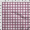 thumbnail image 4 of oneOone Rayon Red Fabric Check Dress Material Fabric Print Fabric By The Yard 56 Inch Wide, 4 of 4