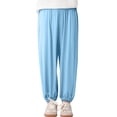 thumbnail image 2 of Kids' Loose Solid Color Jogging Slacks 3 12 Years Old, 2 of 4