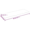 thumbnail image 4 of vidaXL Bathroom Countertop Light Brown 80x30x(2-4) cm Treated Solid Wood, 4 of 5
