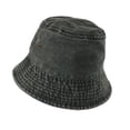 thumbnail image 2 of EIMELI Fisherman Hat Vintage Foldable Denim Simple Style Bucket Hat for Men, 2 of 8