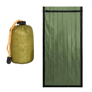 Sac de couchage d'urgence pour la survie en plein air sac de couchage imperméable et chaud PE et du film en aluminium