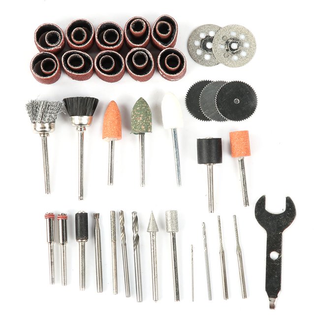 46 Pcs Electric Grinder Accessory Kit Engraving Pen Accessory Sandpaper Alloy For Cutting Grinding Polishing
