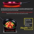 thumbnail image 3 of Frying Pan Non-stick Mini Thick Steak Flat Pan Kitchen Non-stick Iron Pancake Egg Fryer Kitchen Cookware, 25cm, 3 of 8