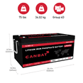 thumbnail image 2 of Batterie au Lithium 12V 300Ah (LiFePO4), 2 of 5