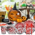 thumbnail image 4 of TopLLC Halloween Party Tableware Set Disposable Scary Party Tablecloth Halloween Theme Party disposable tableware, 4 of 4