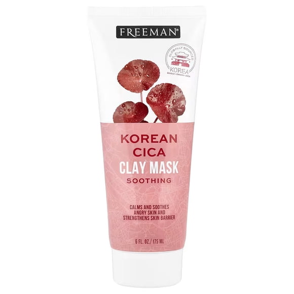 Freeman Beauty, Masque de Beauté Apaisant en Argile Cica Coréenne, pour Tous les Types de Peau, 6 fl oz (175 ml)