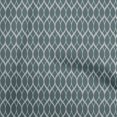 thumbnail image 1 of oneOone Viscose Chiffon Teal Green Fabric Ogee Craft Projects Decor Fabric Printed By The Yard 42 Inch Wide, 1 of 4