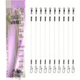 thumbnail image 2 of Splihome Fluorcarbon Fishing Leaders Line 7-18Kg with Roll Swivel Pressure Test Fastlock 14KG 30CM, 2 of 7