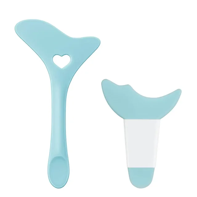 Silicone Eyeliner Stencil Tool, Reusable Wing Tip Makeup Guide for Eyeliner and Lipstick Application