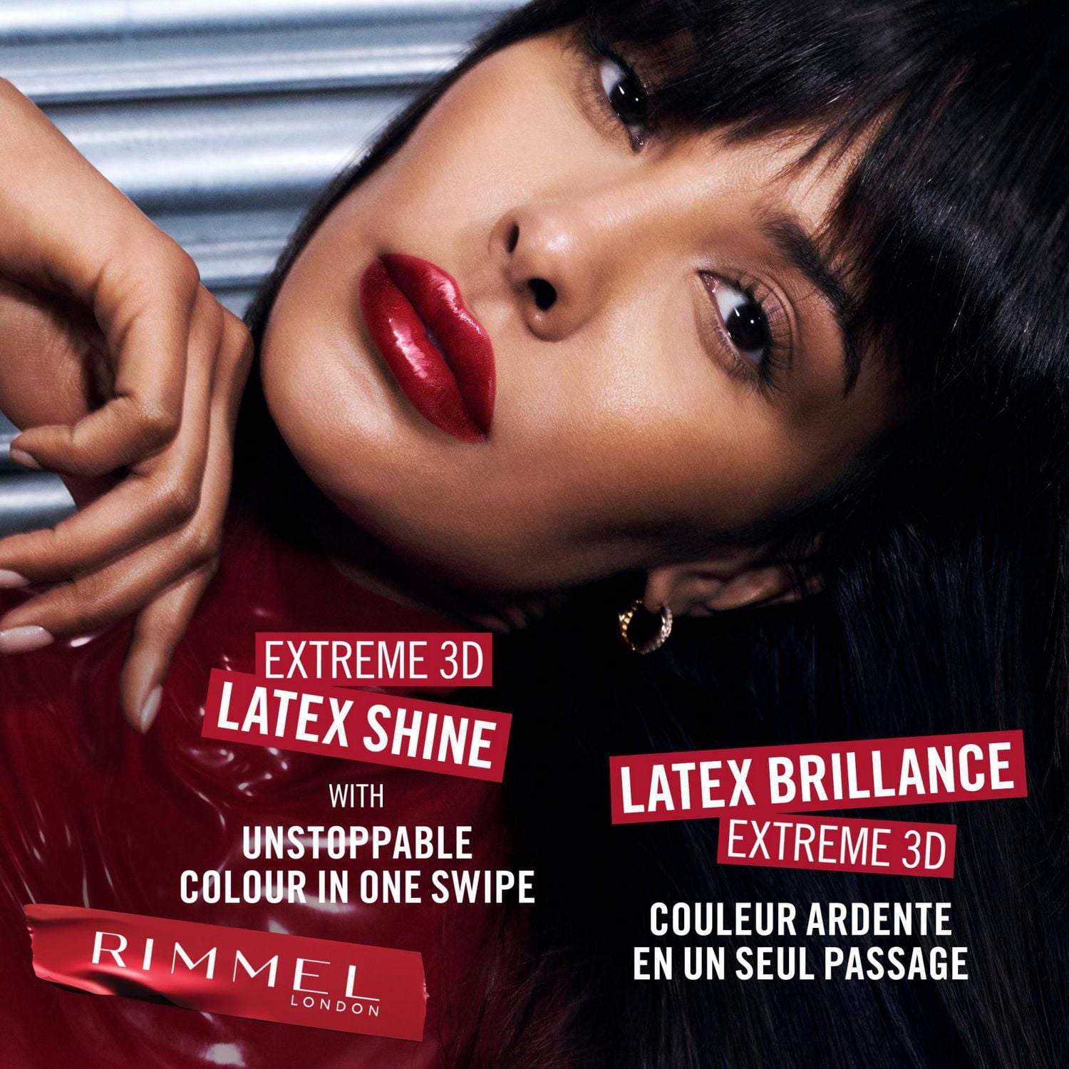 Rimmel Encre à lèvres Thrill Seeker Lip Latex, Rouge à lèvres liquide, Brillant à lèvres, Rouge à lèvres, Encre à lèvres, Brillance lisse, Hydratation, Acide hyaluronique, Vitamine E, Aloe vera