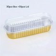thumbnail image 1 of AMERTEER [60pcs Mini Aluminum Foil Pans] 60pcs Mini Aluminum Foil Bread Pans with Lids (30pcs Box + 30pcs Lid) - 6.8 Oz Rectangular Cups for Toast  Cheesecake  Celebrations & Daily Use -, 1 of 6
