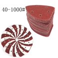 thumbnail image 2 of 5 Pcs 140*98mm Sandpaper Triangle Hook & Loop Abrasive Sanding Disc Grit 40-1000, 2 of 7