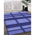 thumbnail image 3 of Ahgly Tapis Rectangulaire Lavable en Machine Intérieur Transitionnel Bleu Ciel, 5 Pieds x 8 Pieds, 3 of 7