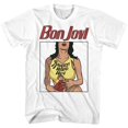 thumbnail image 1 of Bon Jovi Slippery When Wet White Adult T-Shirt 6Xl, 1 of 2