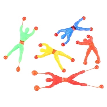 Jouet Araignée d'Escalade Mural-Rampant, Figurine d'Action Réutilisable à Retourner Collante pour Enfants, Vinyle Durable, Cadeau de Fête Traditionnel et Jeu STIM