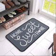thumbnail image 2 of Tapis de Porte Home Sweet Home Bienvenue Extérieur Intérieur Entrée Tapis de Bienvenue Tapis de Sol Antidérapant - 30x17 Pouces, 2 of 6